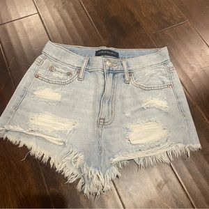 Aéropostale Womens high rise denim shorts size:000